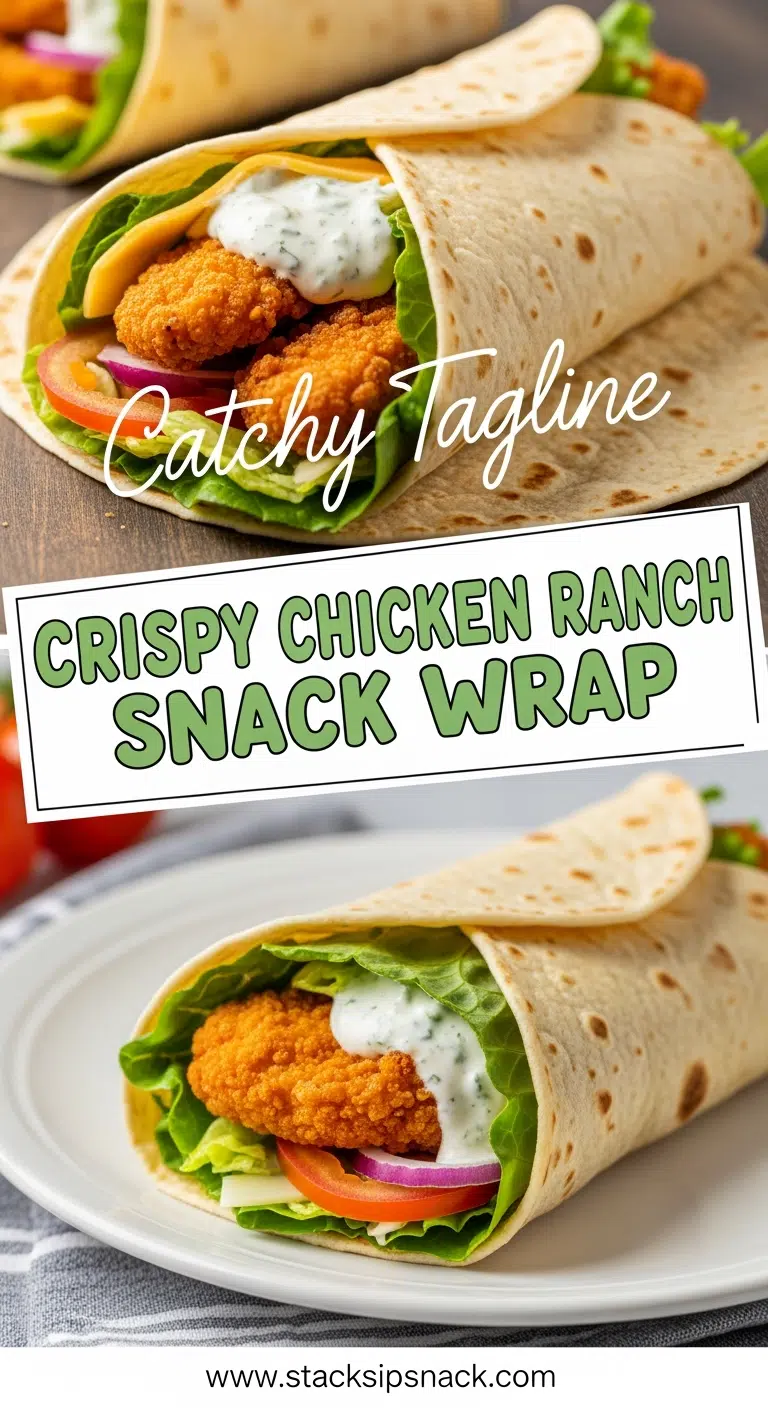 Crispy Chicken Ranch Snack Wrap 7 Crispy Chicken Ranch Wrap Pinterest 2025 10 07T011853.319Z 1