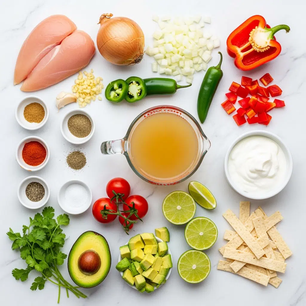 Slow Cooker Chicken Tortilla Soup 6 Slow Cooker Chicken Tortilla Soup Ingredients for 3