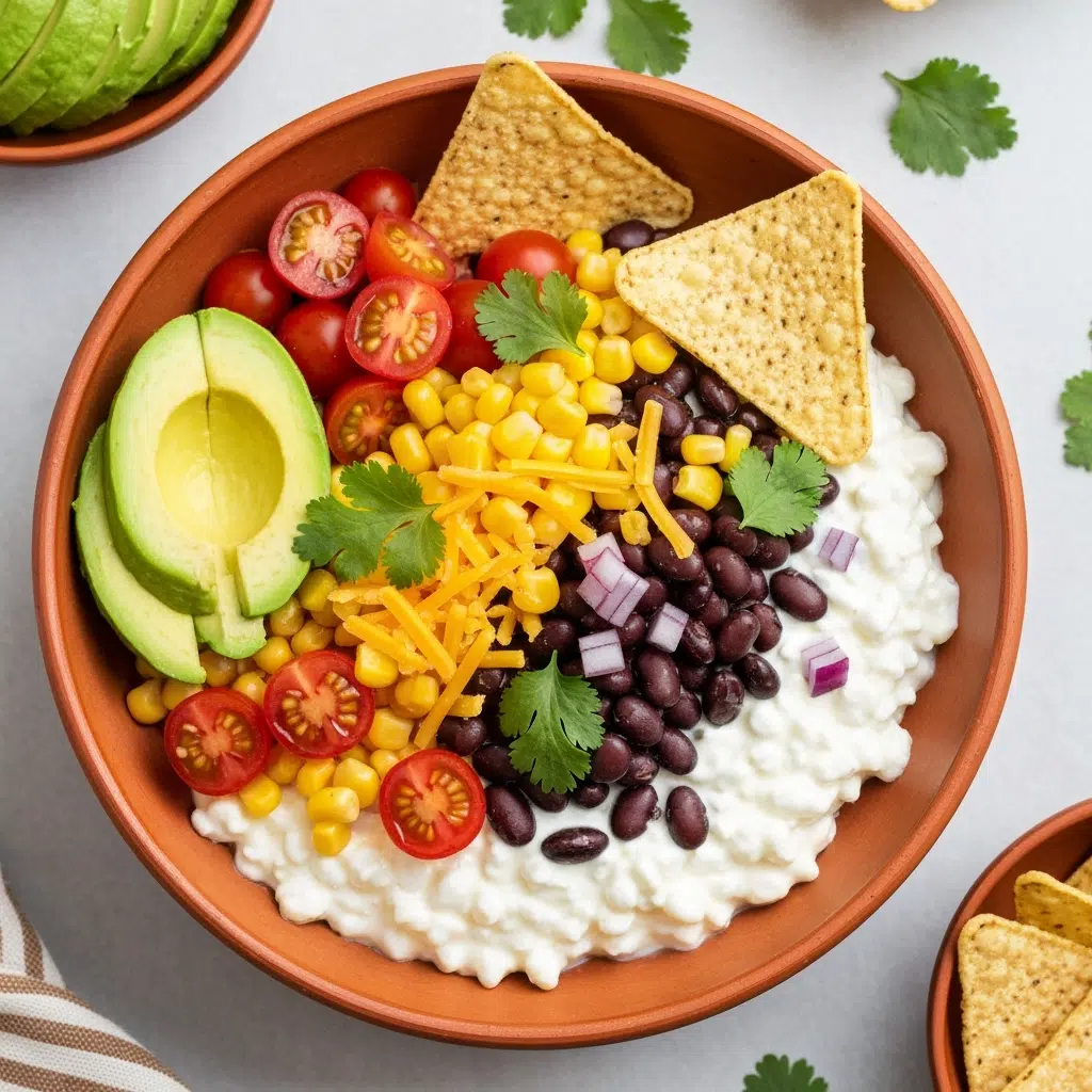 Viral Cottage Cheese Taco Bowl 6 cottage cheese taco bowl overhead 2025 10 05T135333.281Z 1