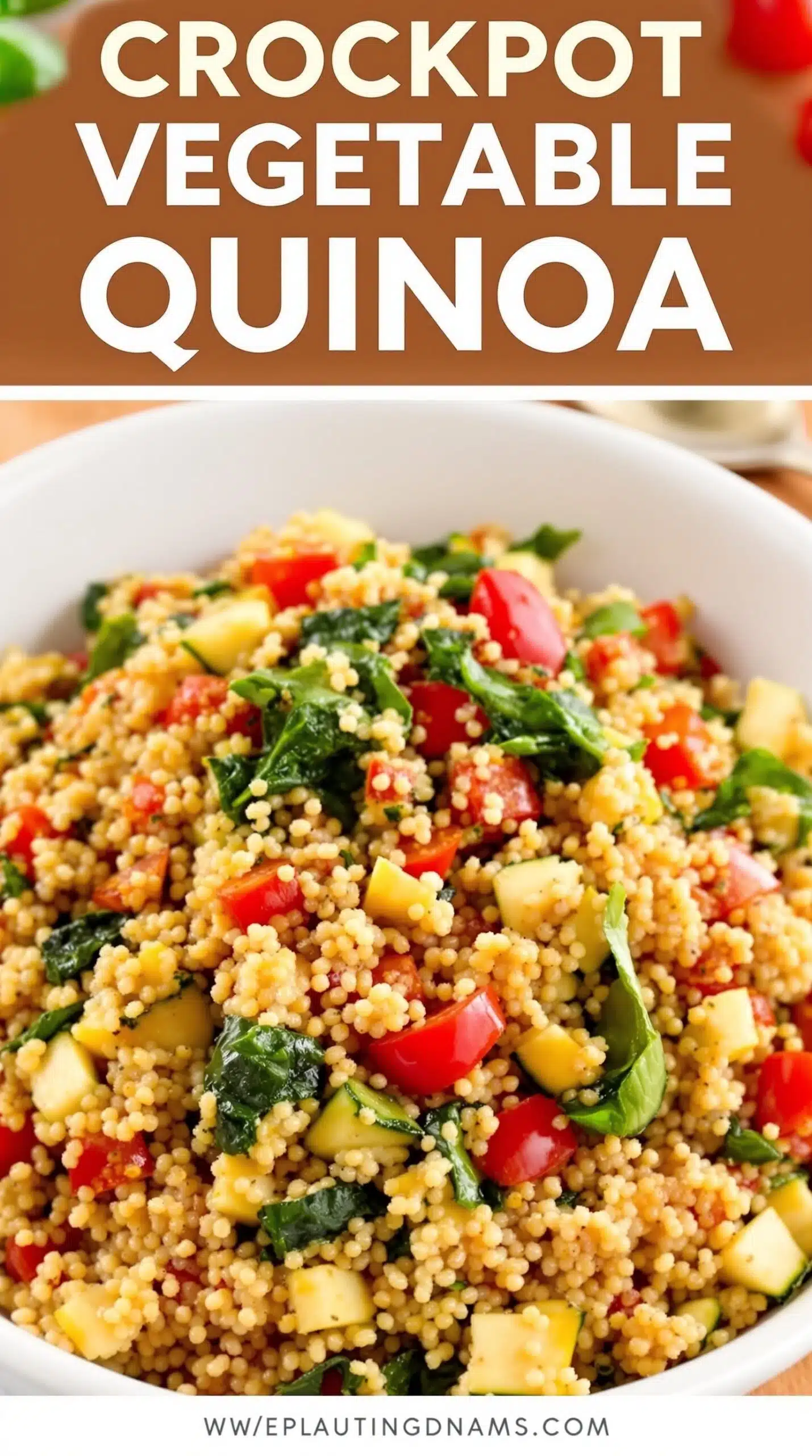 Crockpot Vegetable Quinoa 2 Crockpot Vegetable Quinoa Storage tips for 3