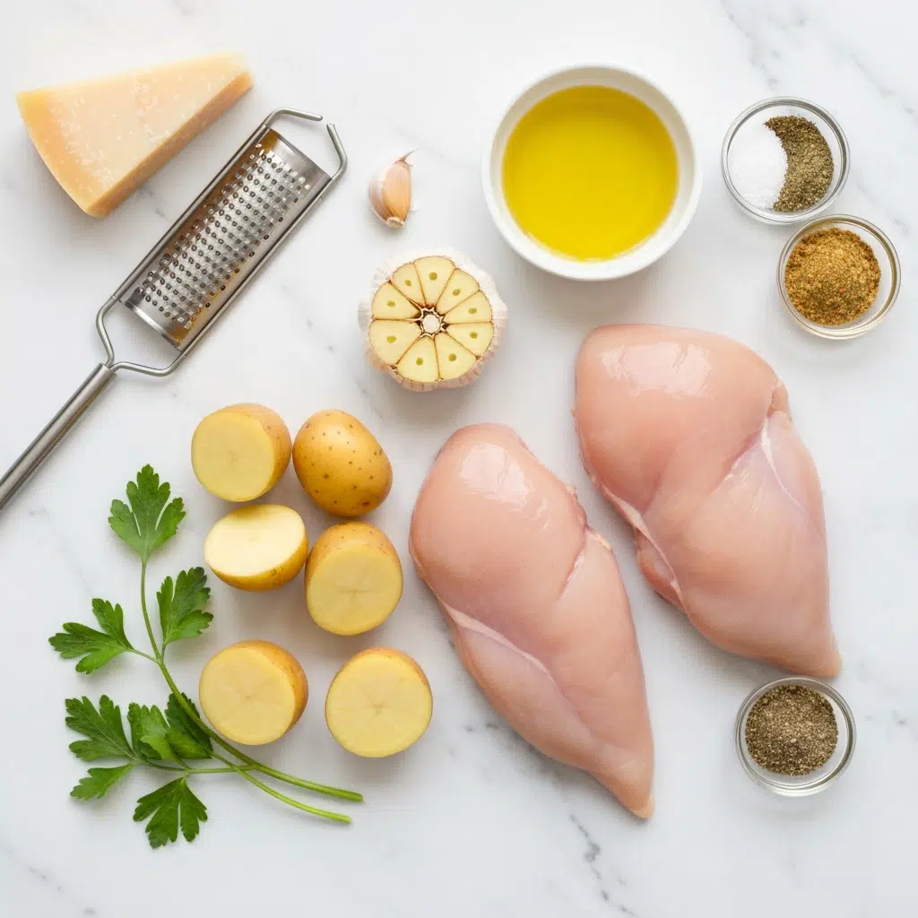 Garlic Parmesan Crockpot Chicken and Potatoes 5 garlic parmesan chicken potatoes ingredients 2025 10 07T035859.813Z 1