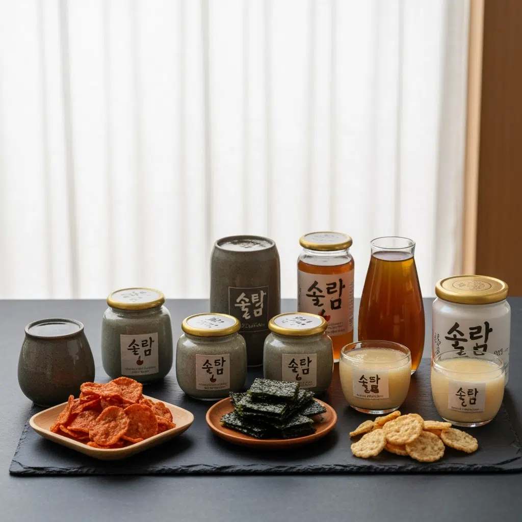 Korean Gochujang Noodles 5 gochujang noodles ingredients overhead flatlay 2025 10 03T131642.058Z 1