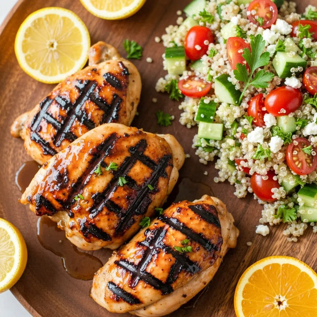 Grilled Citrus Chicken with Glaze Recipe 6 grilled citrus chicken quinoa platter 2025 10 04T172649.310Z