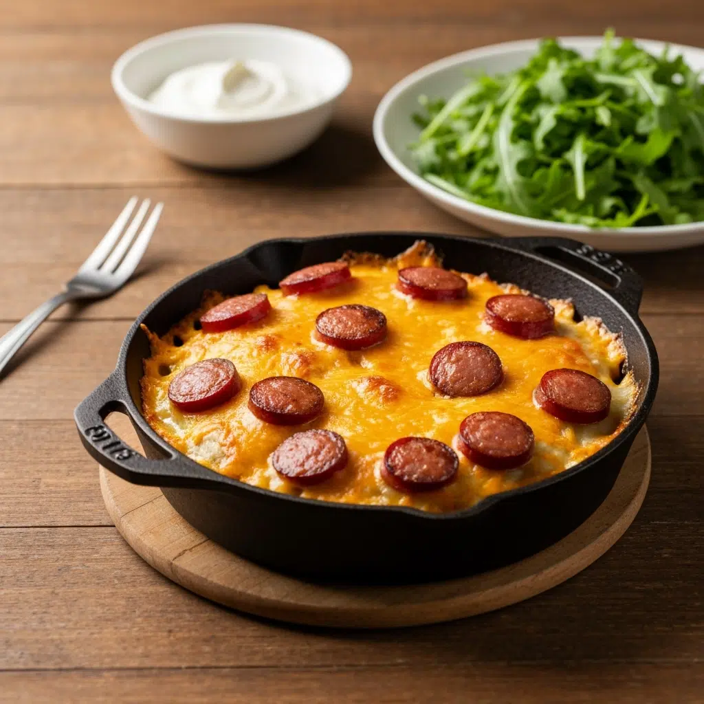 Savory Pierogi Casserole with Kielbasa 6 rustic pierogi casserole kielbasa 2025 10 04T184316.086Z 1