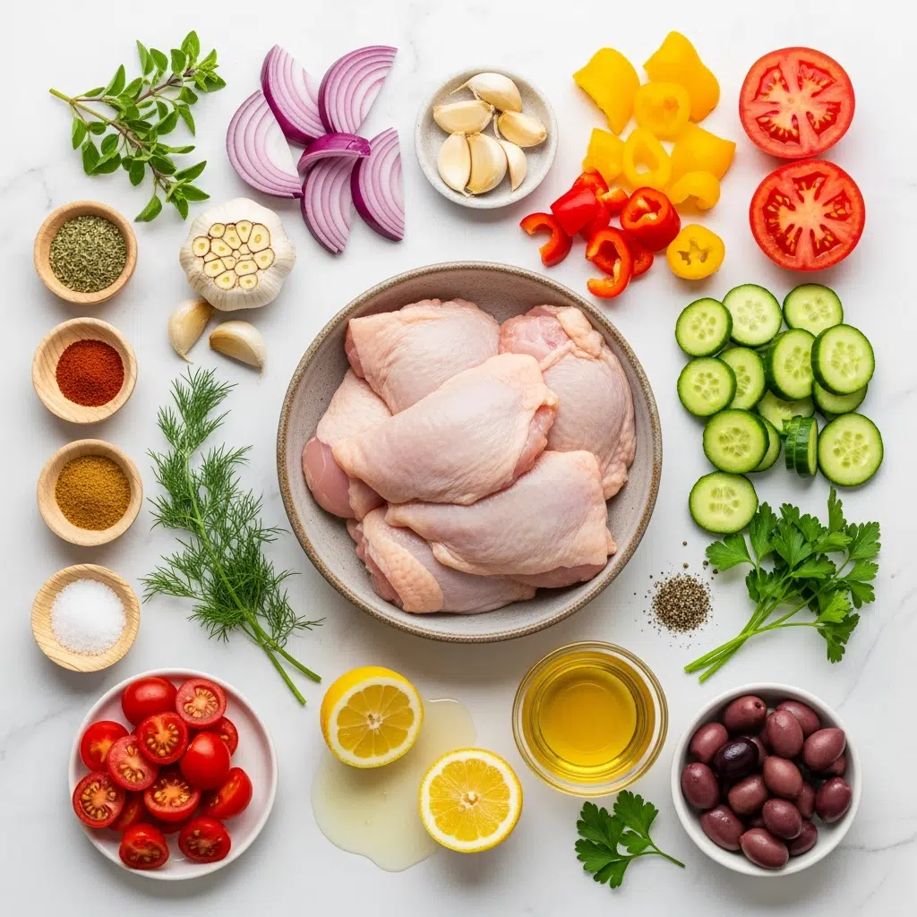 Slow Cooker Greek Chicken Bowls 6 slow Cooker Greek Chicken Bowls Ingredients for 3