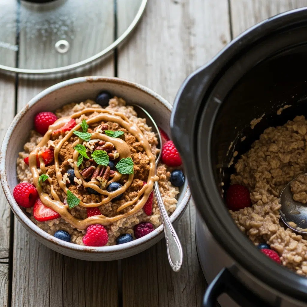Slow Cooker Oats with Cinnamon & Berries 5 Slow Cooker Oats with Cinnamon & Berries variation