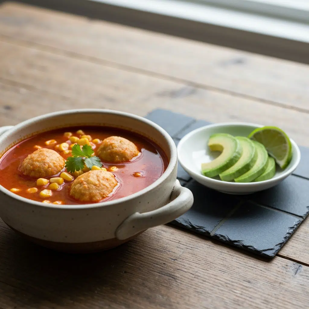 Tamale Soup with Tamale Dumplings 6 tamale soup avocado cilantro lime 2025 10 03T140639.267Z