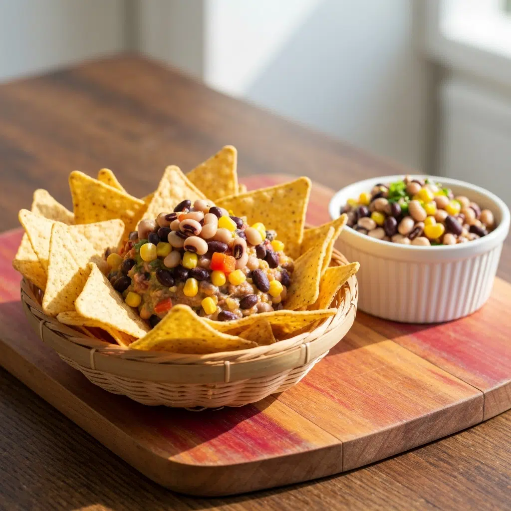 How to Make Texas Caviar 6 tortilla chips texas caviar dip 2025 10 04T083157.074Z 1