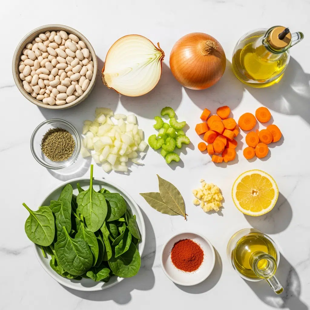 Slow Cooker White Bean Soup 6 Slow Cooker White Bean Soup Ingredients for 3