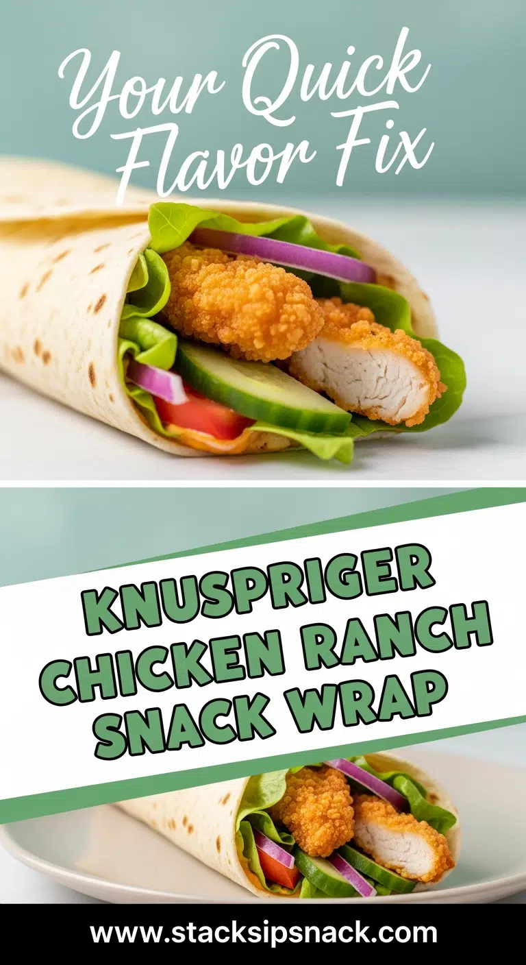 Knuspriger Chicken Ranch Snack Wrap 7 Knuspriger Chicken Ranch Snack Wrap Pinterest 2025 10 07T091953.849Z