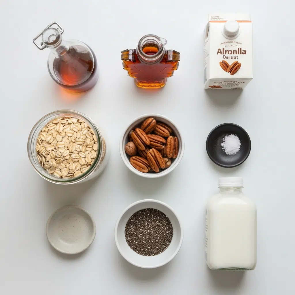 Maple Pecan Overnight Oats 5 maple pecan overnight oats ingredients 2025 10 07T234750.060Z