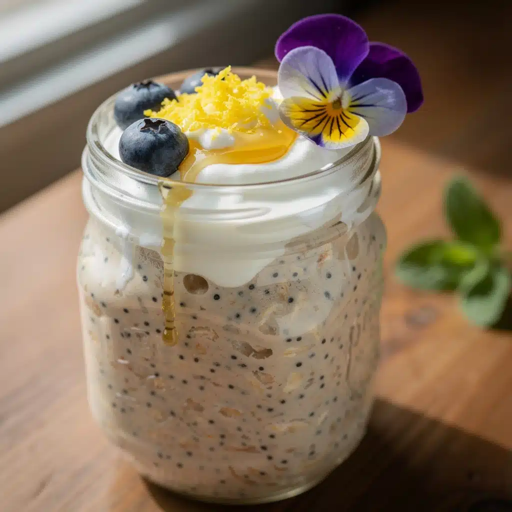 Greek Yogurt Lemon Poppy Seed Oats 6 Ingredients for Greek Yogurt Lemon Poppy Seed Oats