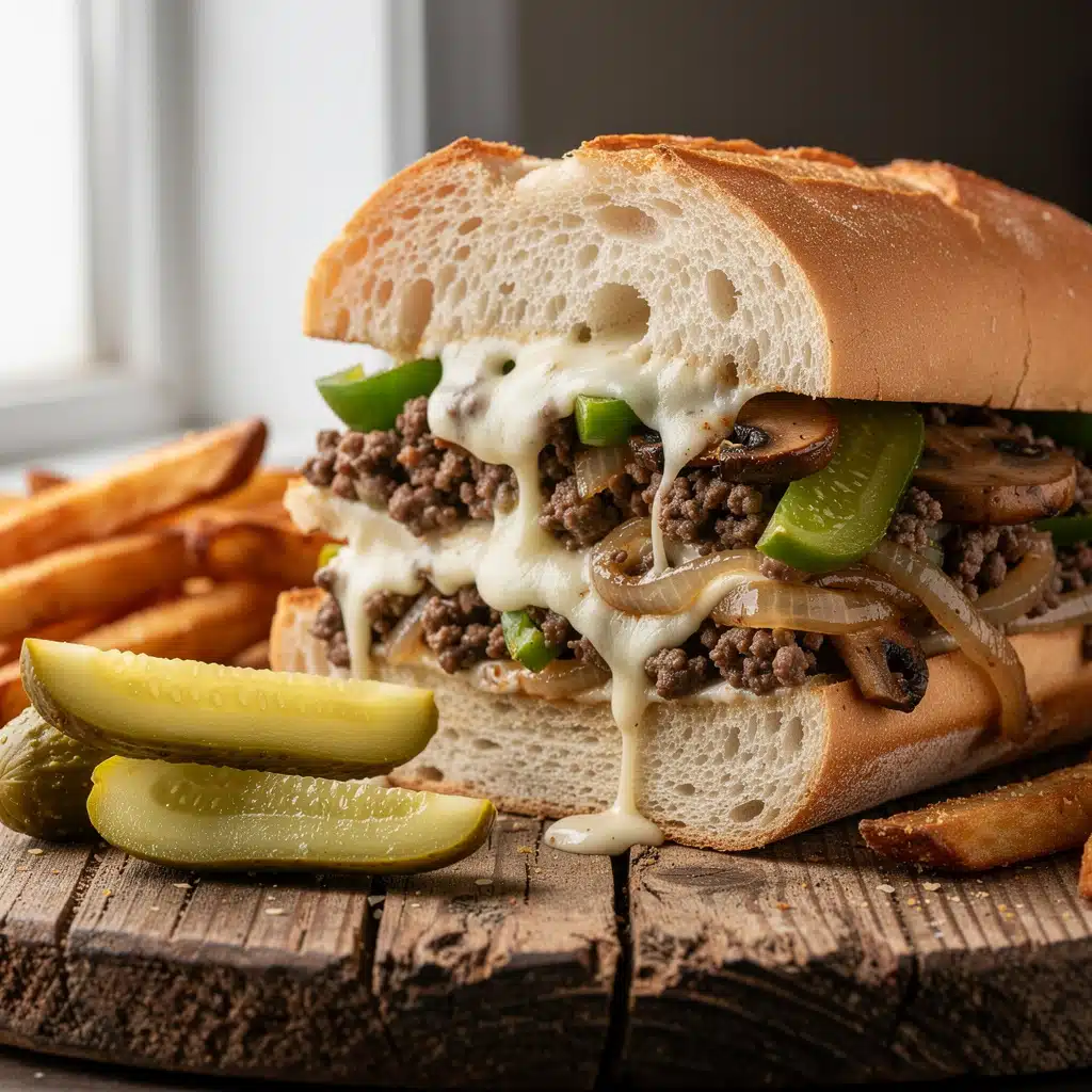 Ground Beef Philly Cheesesteaks 6 Ingredients for Ground Beef Philly Cheesesteaks