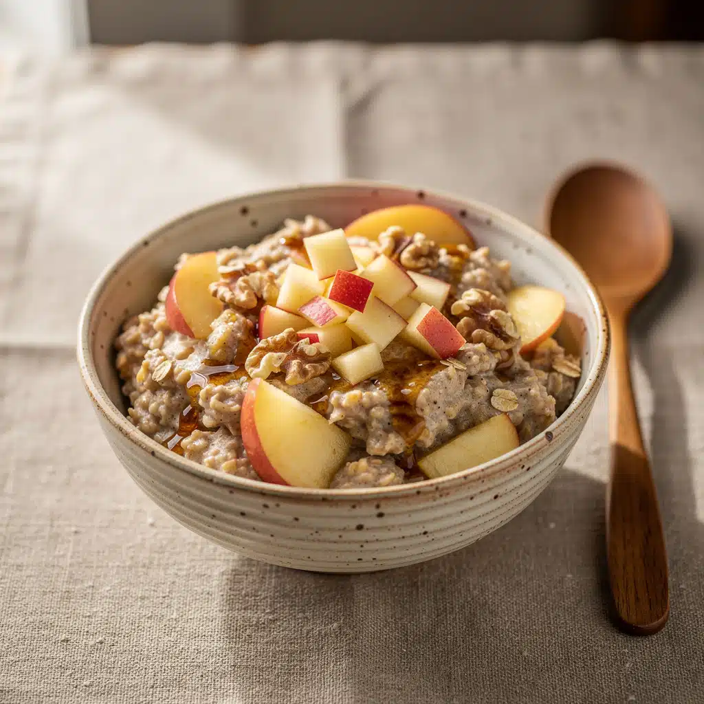 High Fiber Apple Cinnamon Oatmeal 6 Ingredients for High Fiber Apple Cinnamon Oatmeal