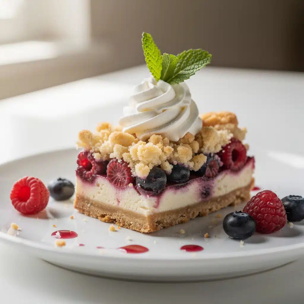 Mixed Berry Cheesecake Crumb Bars 7 Recipe variations for Mixed Berry Cheesecake Crumb Bars