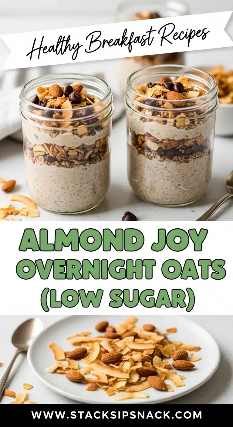 Almond Joy Overnight Oats (Low Sugar) 8 Storage and leftovers for Almond Joy Overnight Oats (Low Sugar)