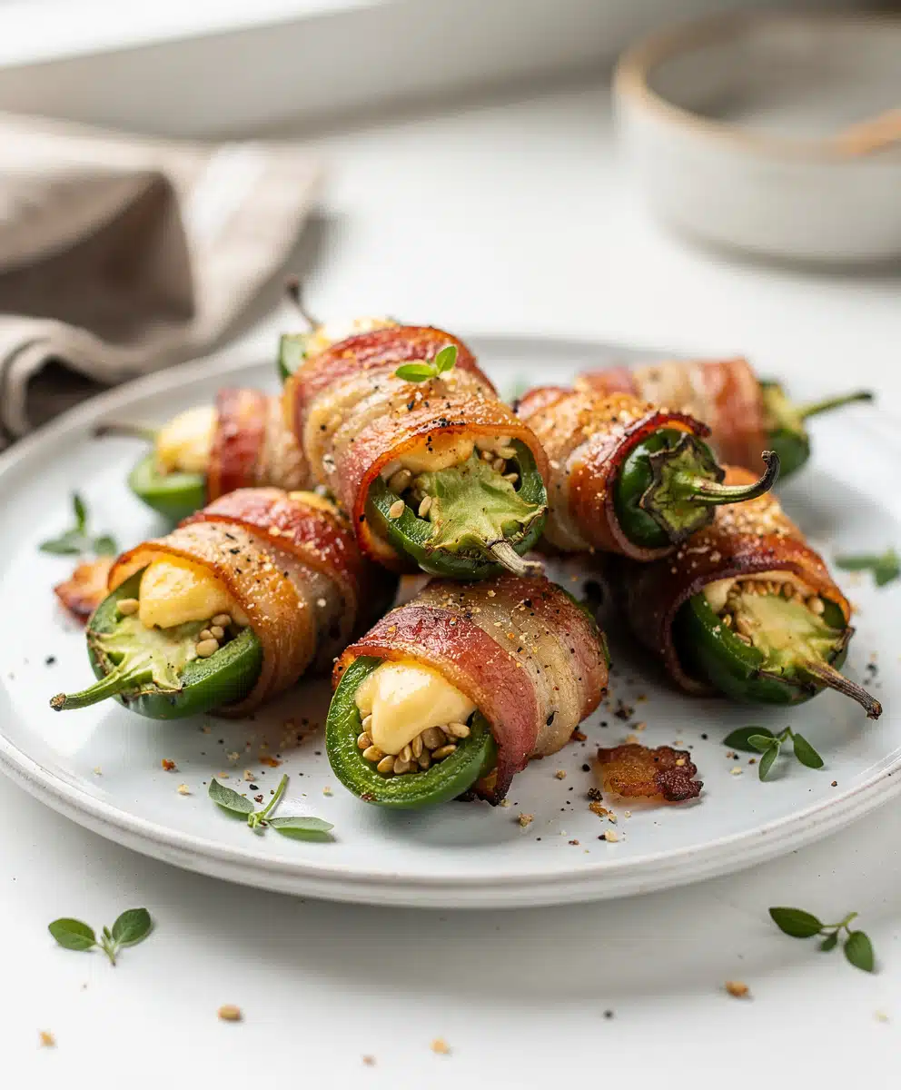 Bacon Wrapped Jalapeno Poppers 6 Bacon Wrapped Jalapeno Poppers featured image