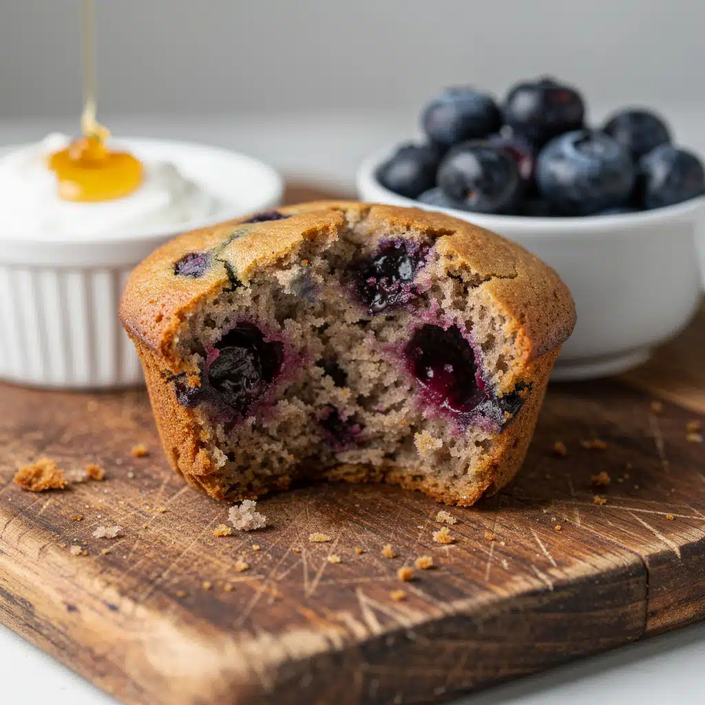 Healthy Greek Yogurt Blueberry Protein Muffins 6 Ingredients for Healthy Greek Yogurt Blueberry Protein Muffins