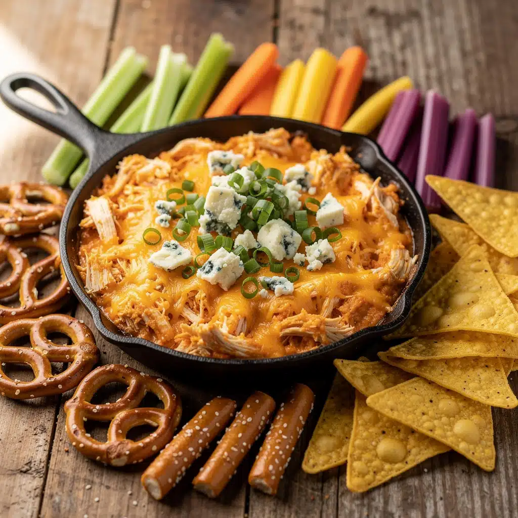 Delicious and Spicy Buffalo Chicken Dip 6 Ingredients for Delicious and Spicy Buffalo Chicken Dip
