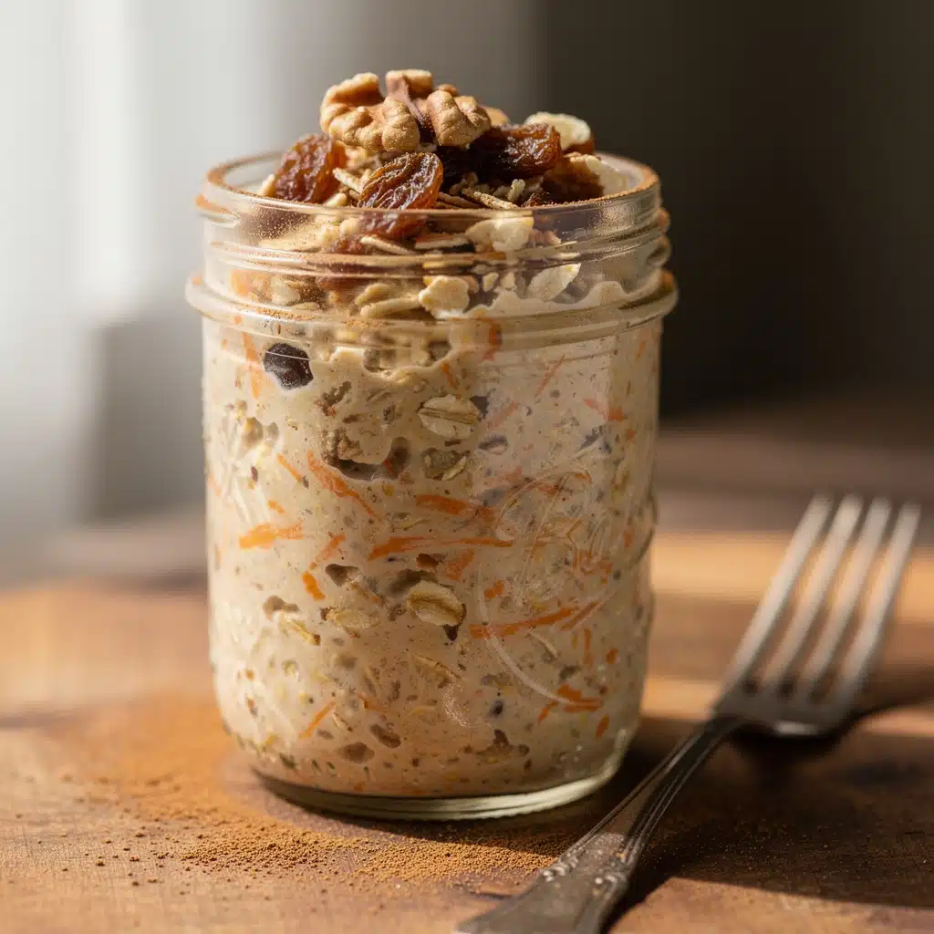 Carrot Cake Protein Overnight Oats 6 Ingredients for Carrot Cake Protein Overnight Oats
