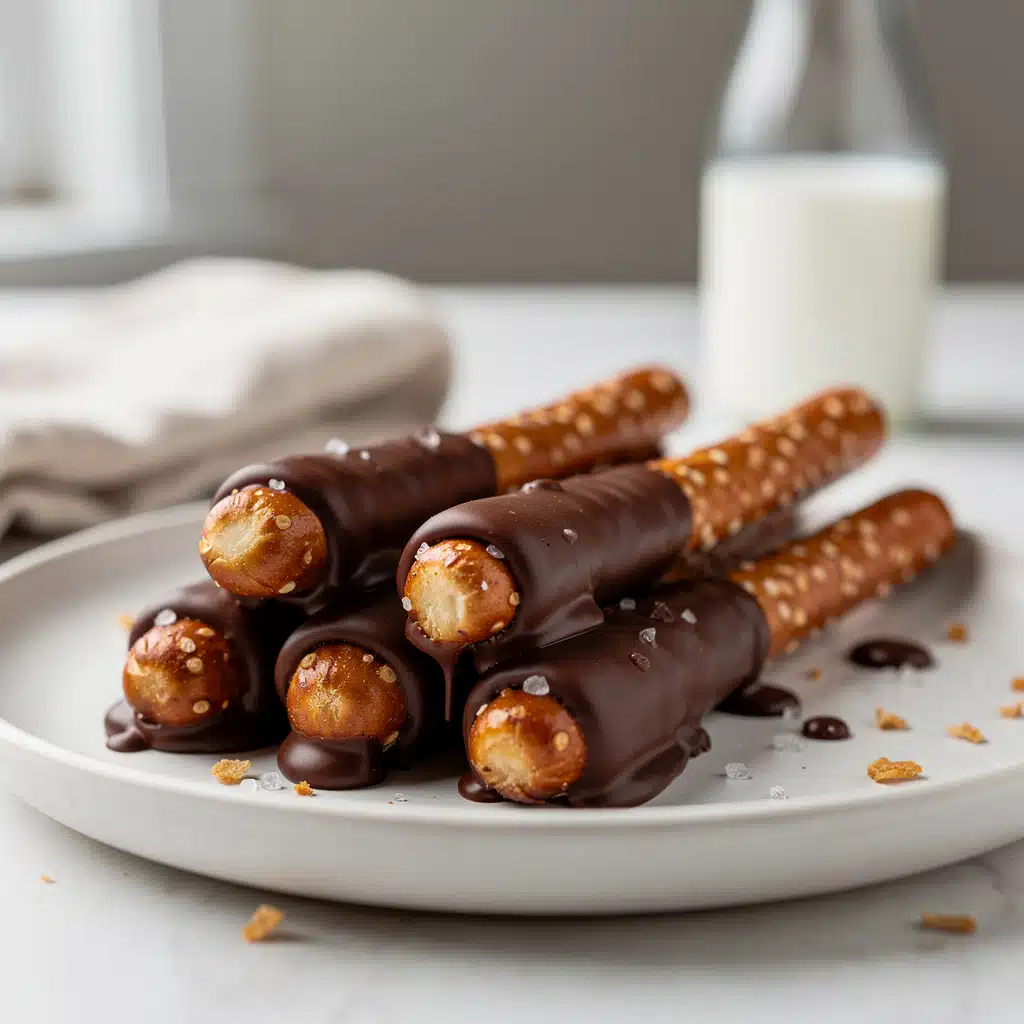Chocolate Dipped Pretzel Rods 8 Ingredients for Chocolate Dipped Pretzel Rods