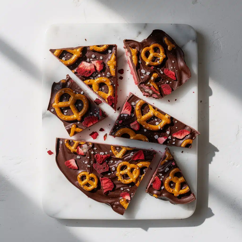 Chocolate Covered Strawberry Bark With Pretzels 9 Recipe variations for Chocolate Covered Strawberry Bark With Pretzels