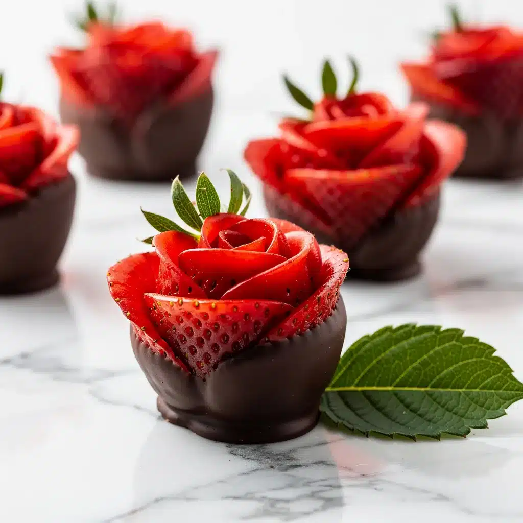 Chocolate Covered Strawberry Roses 8 Ingredients for Chocolate Covered Strawberry Roses