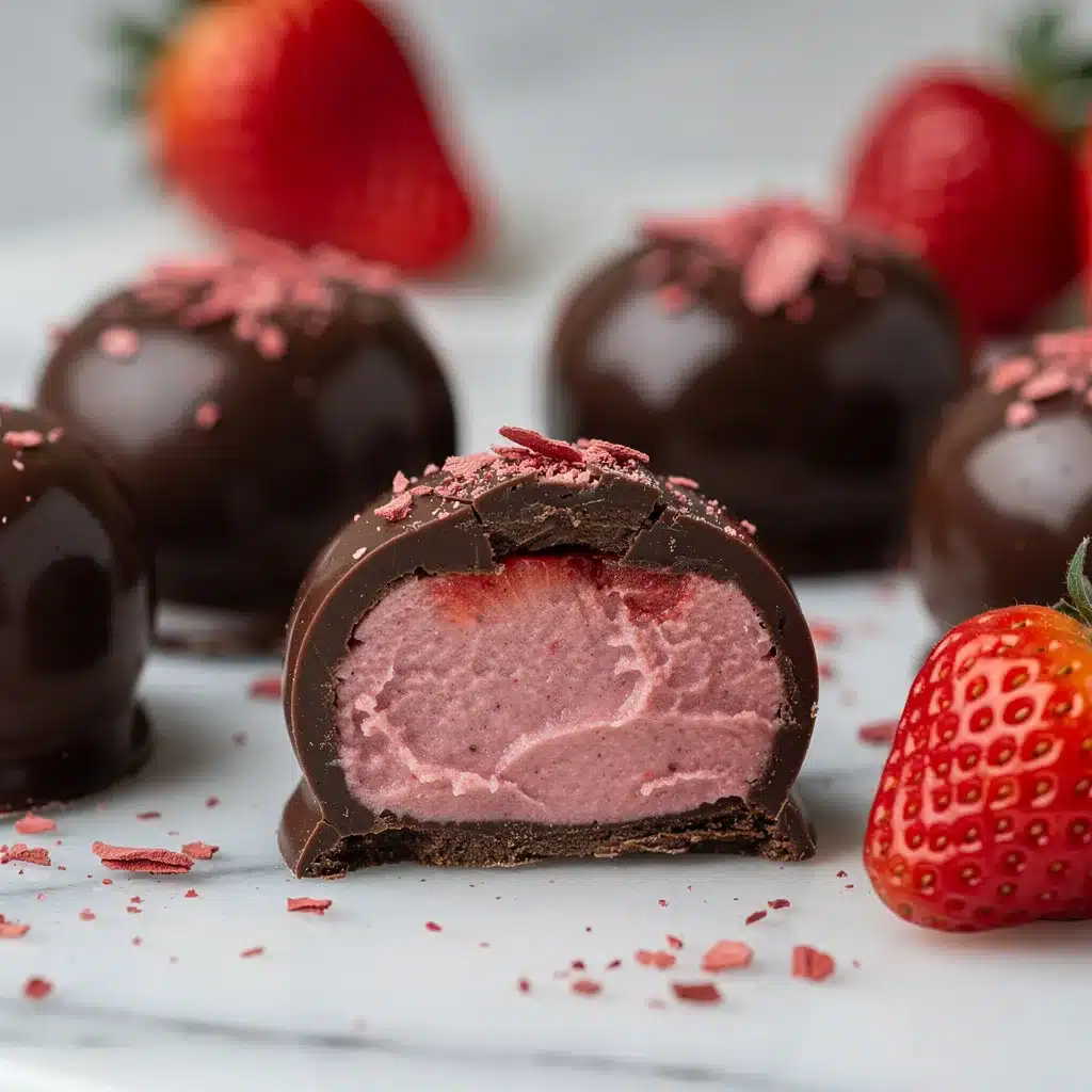 Chocolate Covered Strawberry Truffles 8 Ingredients for Chocolate Covered Strawberry Truffles