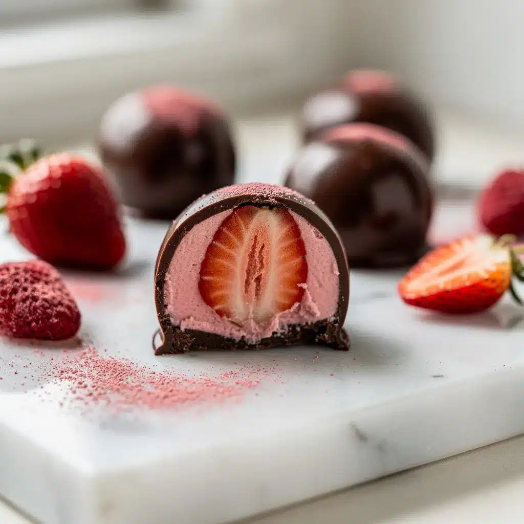 Chocolate Covered Strawberry Truffles 9 Recipe variations for Chocolate Covered Strawberry Truffles