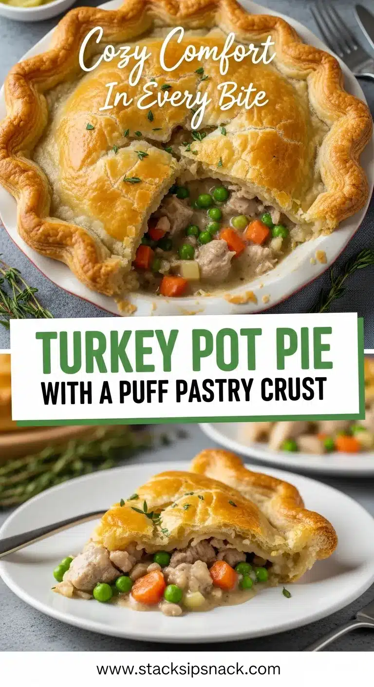 Turkey Pot Pie with a Puff Pastry Crust 8 Storage and leftovers for Turkey Pot Pie with a Puff Pastry Crust