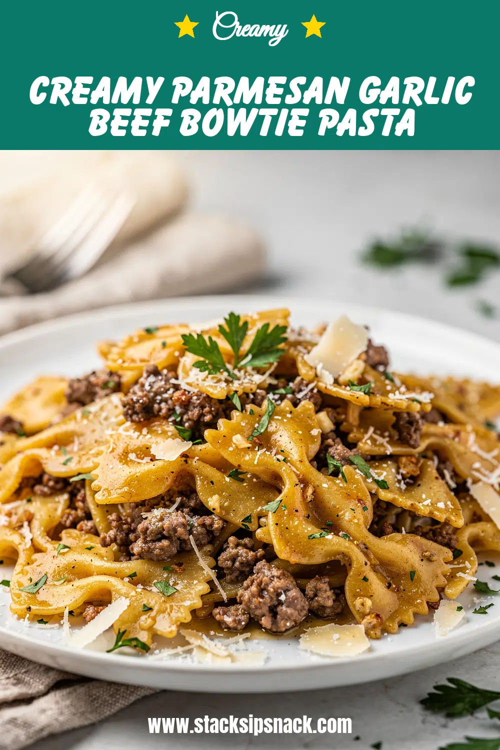 Creamy Parmesan Garlic Beef Bowtie Pasta 8 Storage and leftovers for Creamy Parmesan Garlic Beef Bowtie Pasta