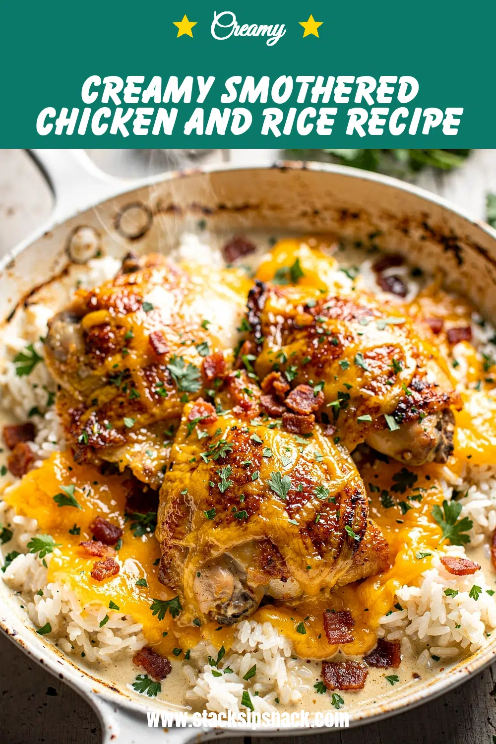 Creamy Smothered Chicken and Rice Recipe 8 Storage and leftovers for Creamy Smothered Chicken and Rice Recipe