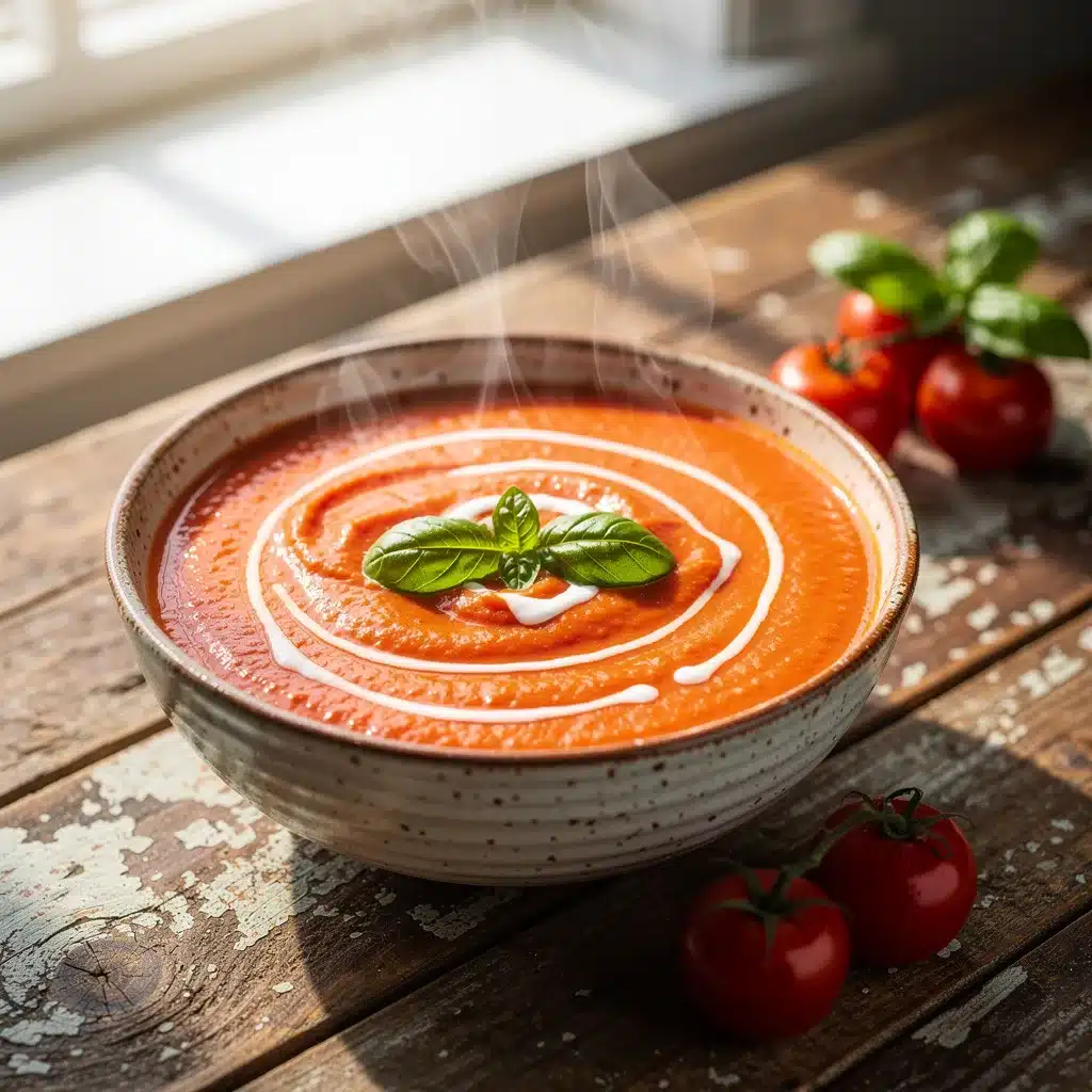 Creamy Tomato Basil Soup 8 Ingredients for Creamy Tomato Basil Soup