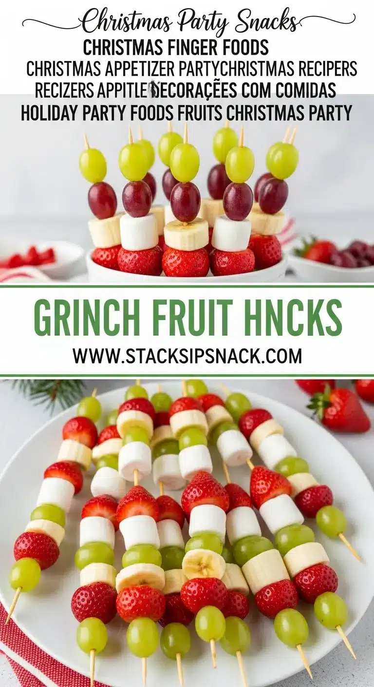 Grinch fruit sticks 8 Storage and leftovers for Grinch fruit sticks