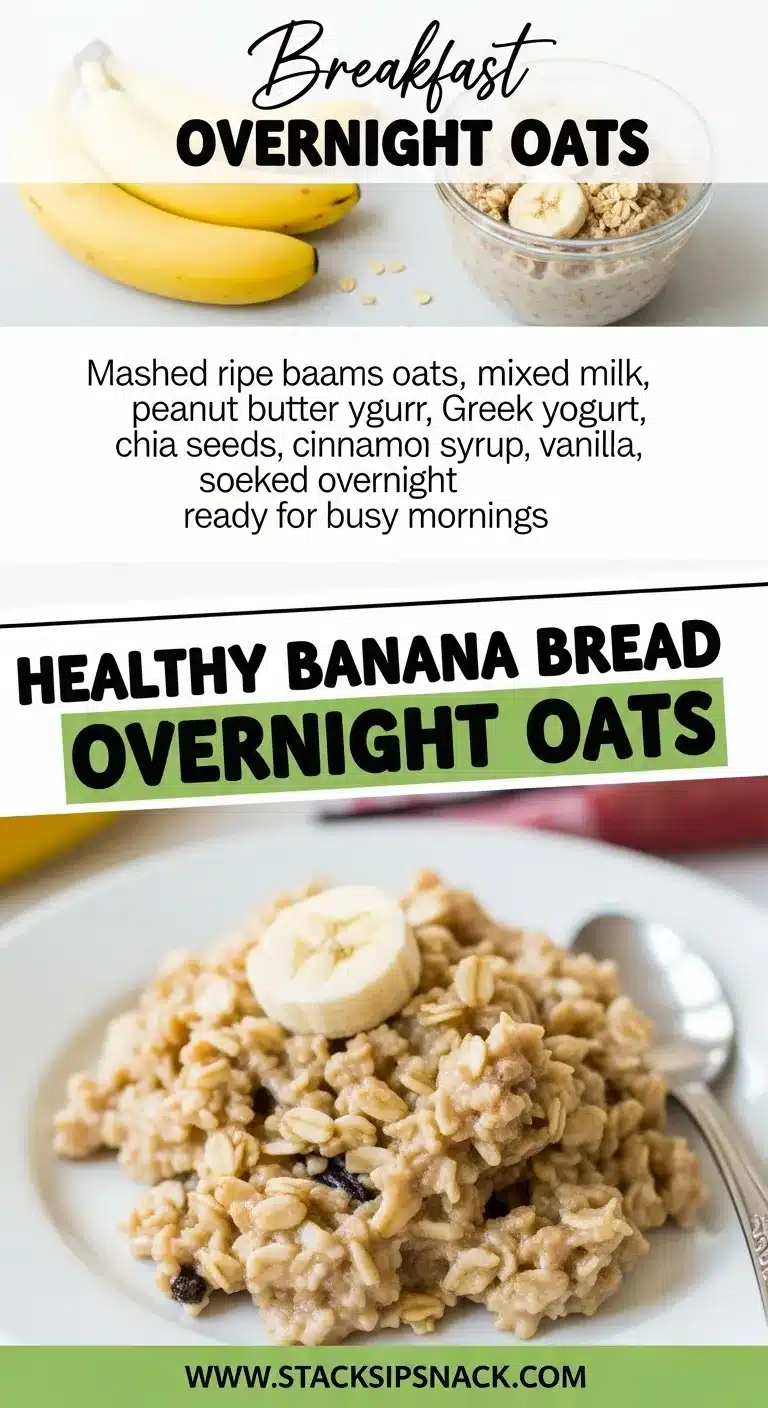 Healthy Banana Bread Overnight Oats 8 Storage and leftovers for Healthy Banana Bread Overnight Oats