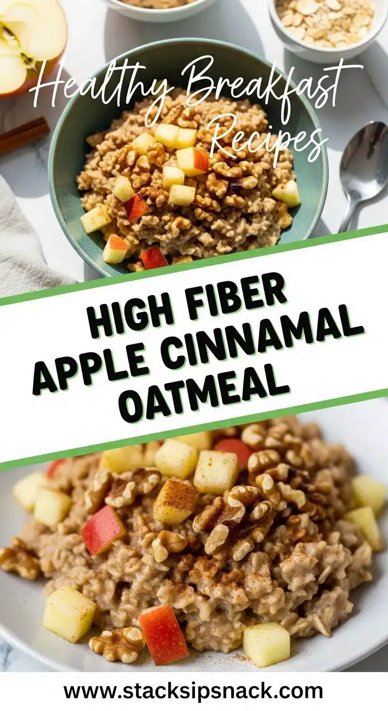 High Fiber Apple Cinnamon Oatmeal 8 Storage and leftovers for High Fiber Apple Cinnamon Oatmeal