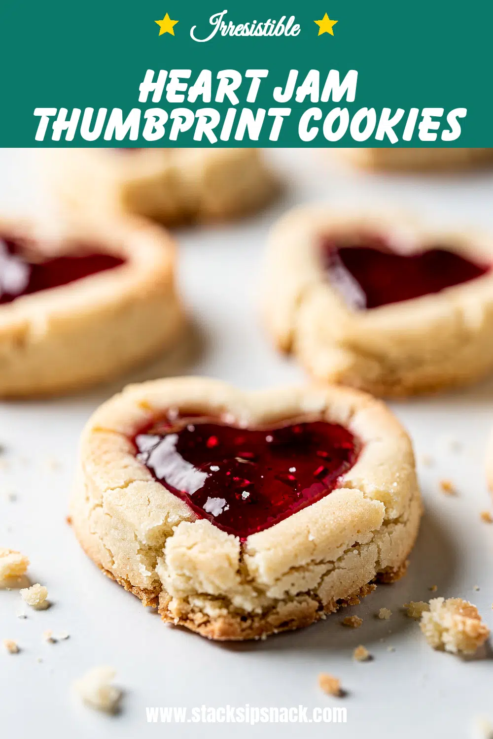 Heart Jam Thumbprint Cookies 8 Storage and leftovers for Heart Jam Thumbprint Cookies