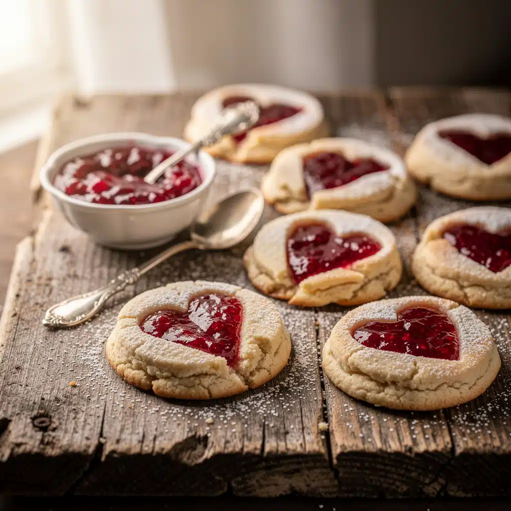 Heart Jam Thumbprint Cookies 7 Recipe variations for Heart Jam Thumbprint Cookies