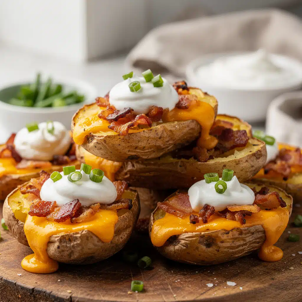 Loaded Potato Skins 8 Ingredients for Loaded Potato Skins