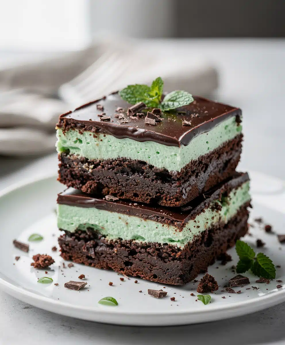 Mint Chocolate Brownies 6 Mint Chocolate Brownies featured image