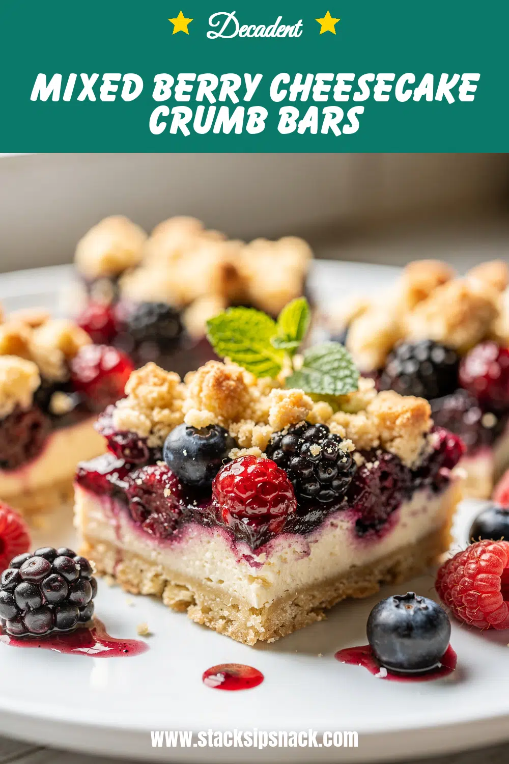 Mixed Berry Cheesecake Crumb Bars 8 Storage and leftovers for Mixed Berry Cheesecake Crumb Bars