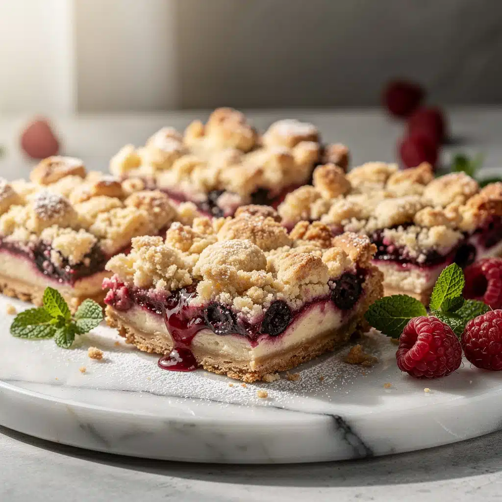 Mixed Berry Cheesecake Crumb Bars 6 Ingredients for Mixed Berry Cheesecake Crumb Bars