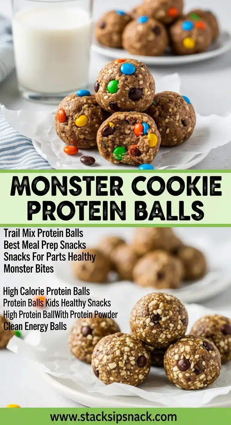 Best Monster Cookie Protein Balls 8 Storage and leftovers for Best Monster Cookie Protein Balls