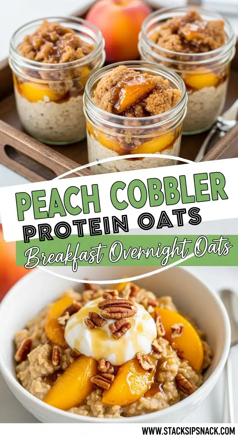 Peach Cobbler Protein Oats 8 Storage and leftovers for Peach Cobbler Protein Oats