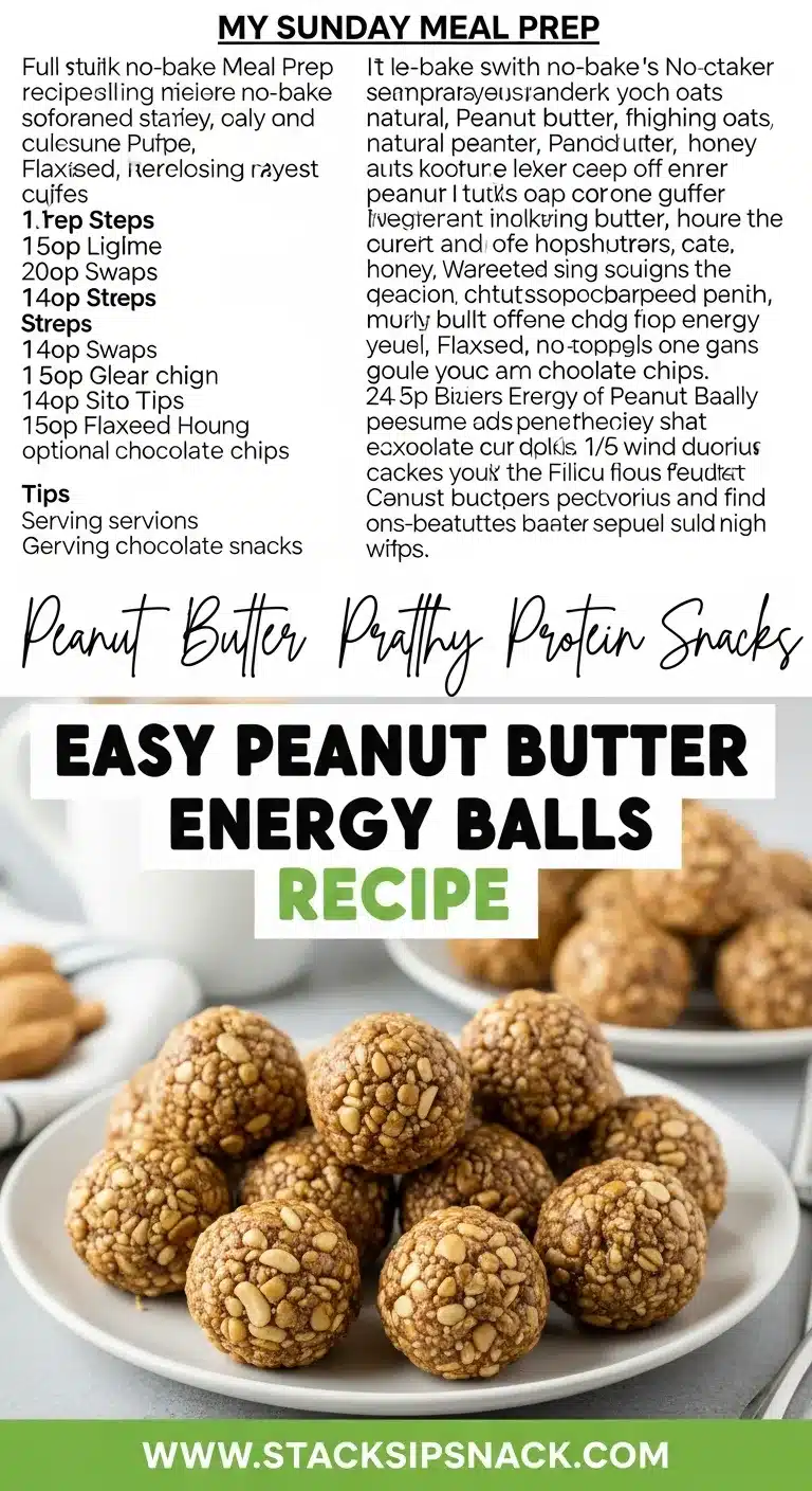 Easy Peanut Butter Energy Balls Recipe 8 Storage and leftovers for Easy Peanut Butter Energy Balls Recipe