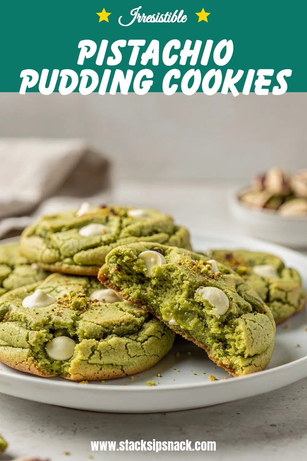 Pistachio Pudding Cookies 10 Storage and leftovers for Pistachio Pudding Cookies