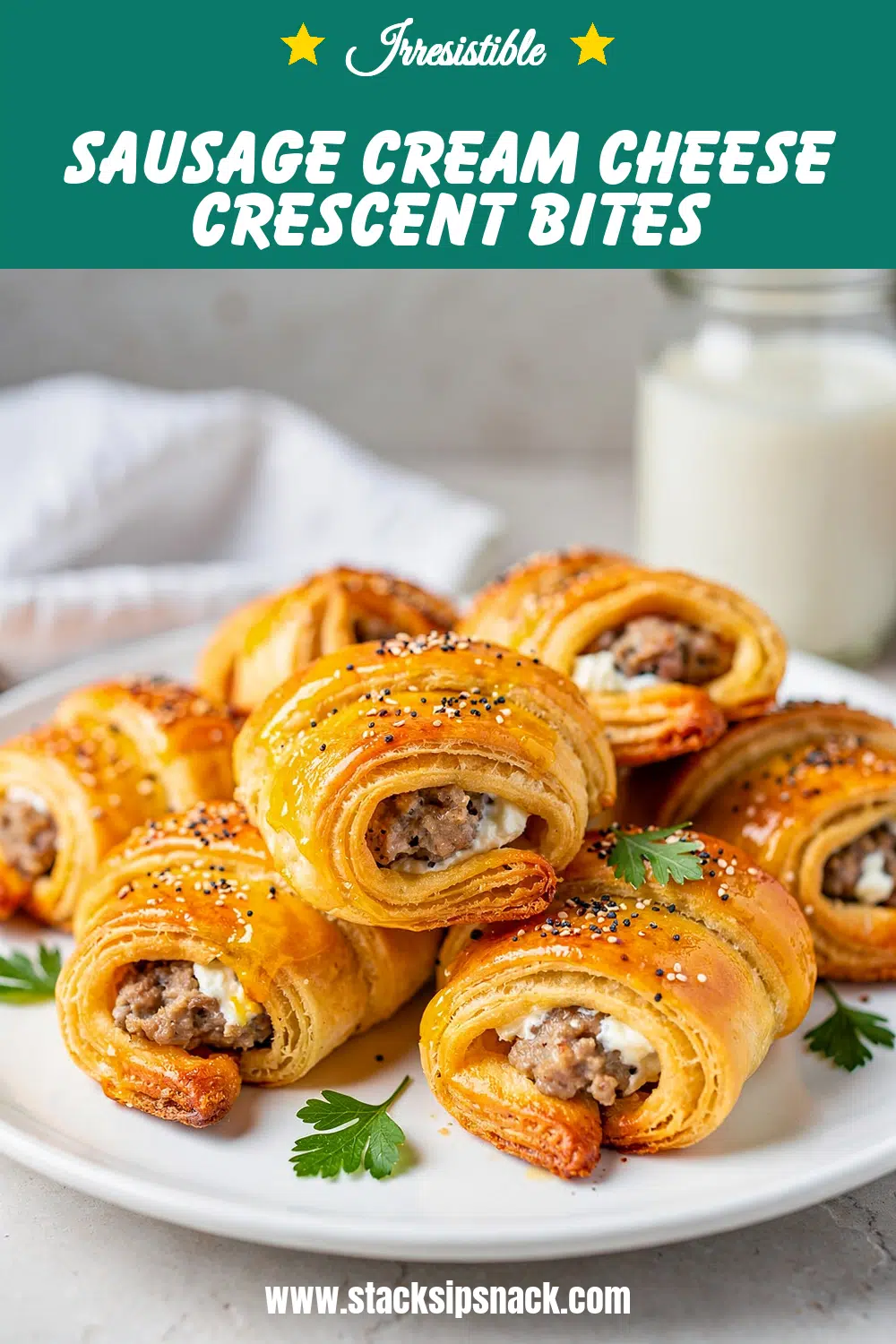 Sausage Cream Cheese Crescent Bites 10 Storage and leftovers for Sausage Cream Cheese Crescent Bites