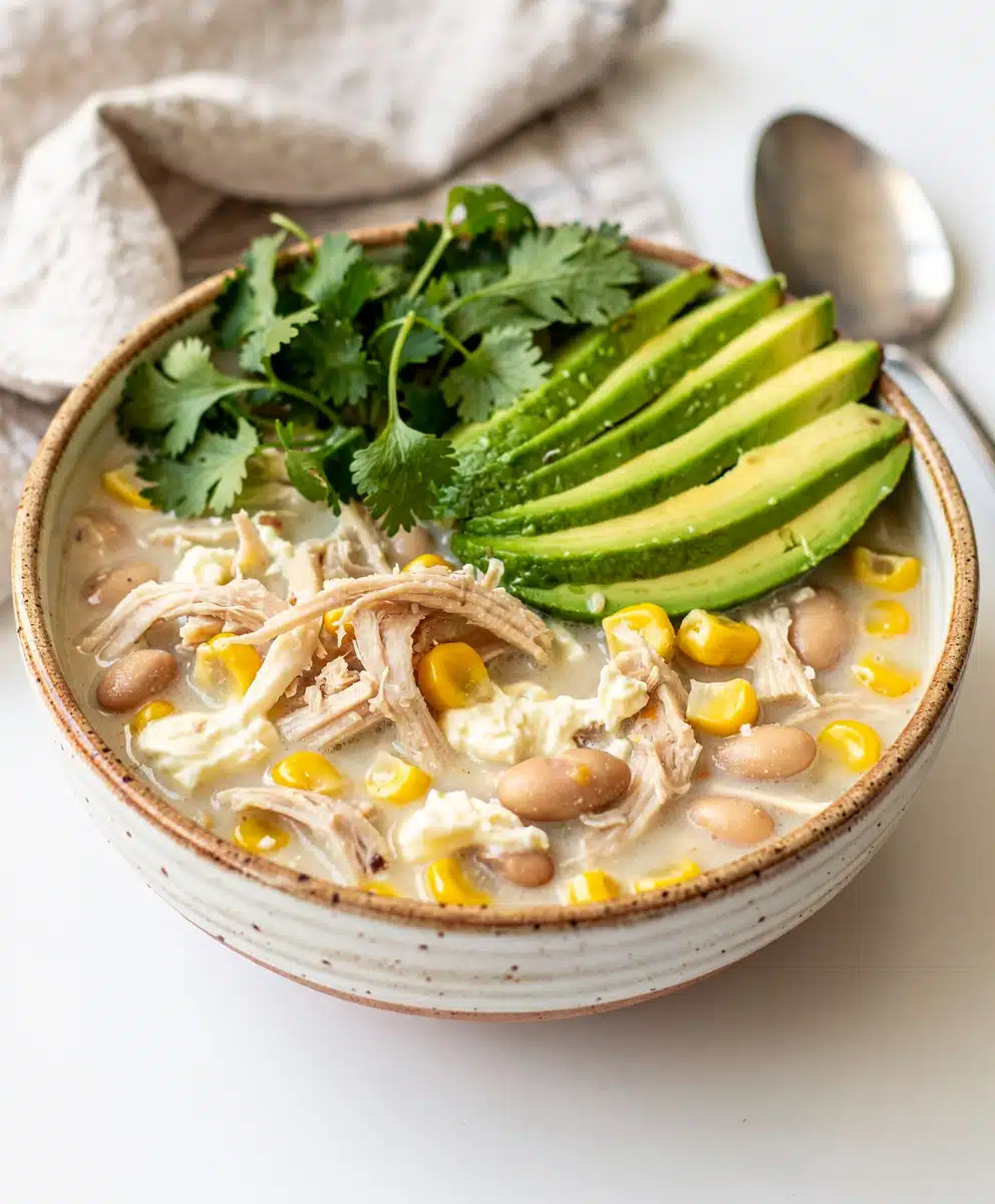 Slow Cooker White Chicken Chili 6 Slow Cooker White Chicken Chili featured image