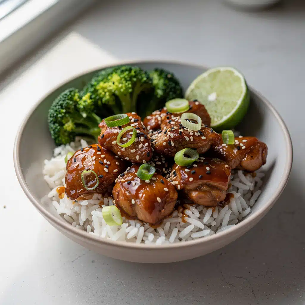 Sticky Chicken Rice Bowls Recipe 6 Ingredients for Sticky Chicken Rice Bowls Recipe