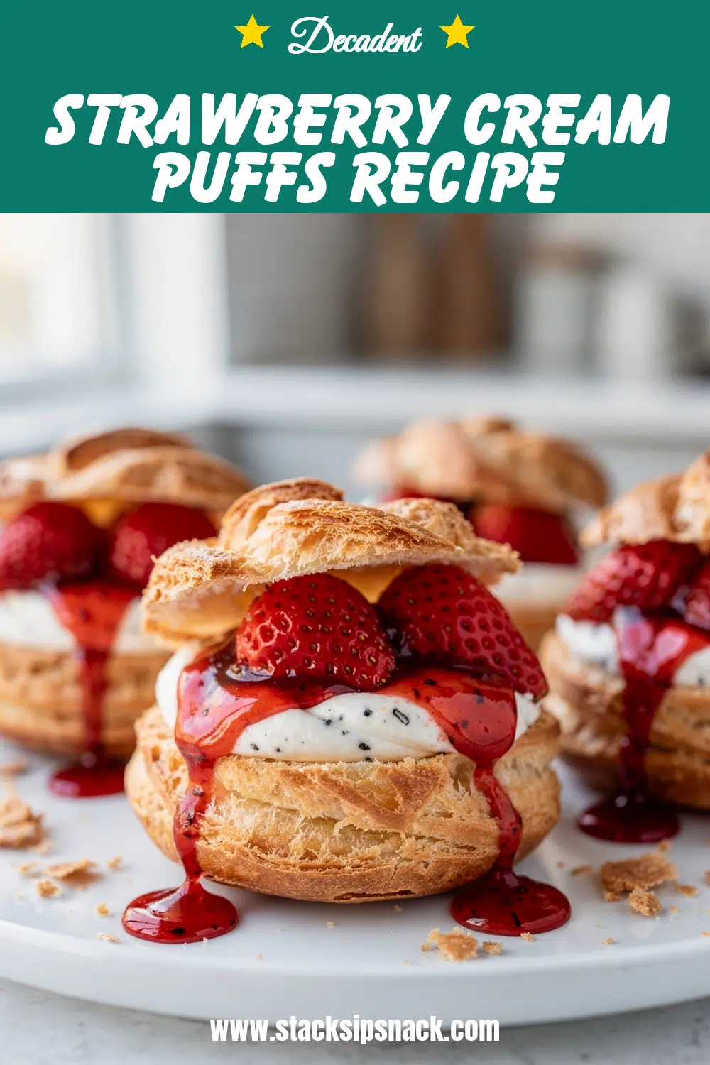 Strawberry Cream Puffs Recipe 8 Storage and leftovers for Strawberry Cream Puffs Recipe
